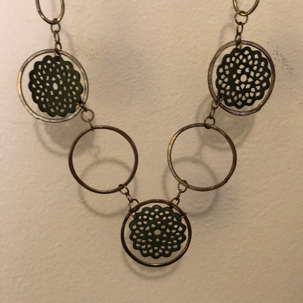 Ten Thousand Villages Medallion Necklace